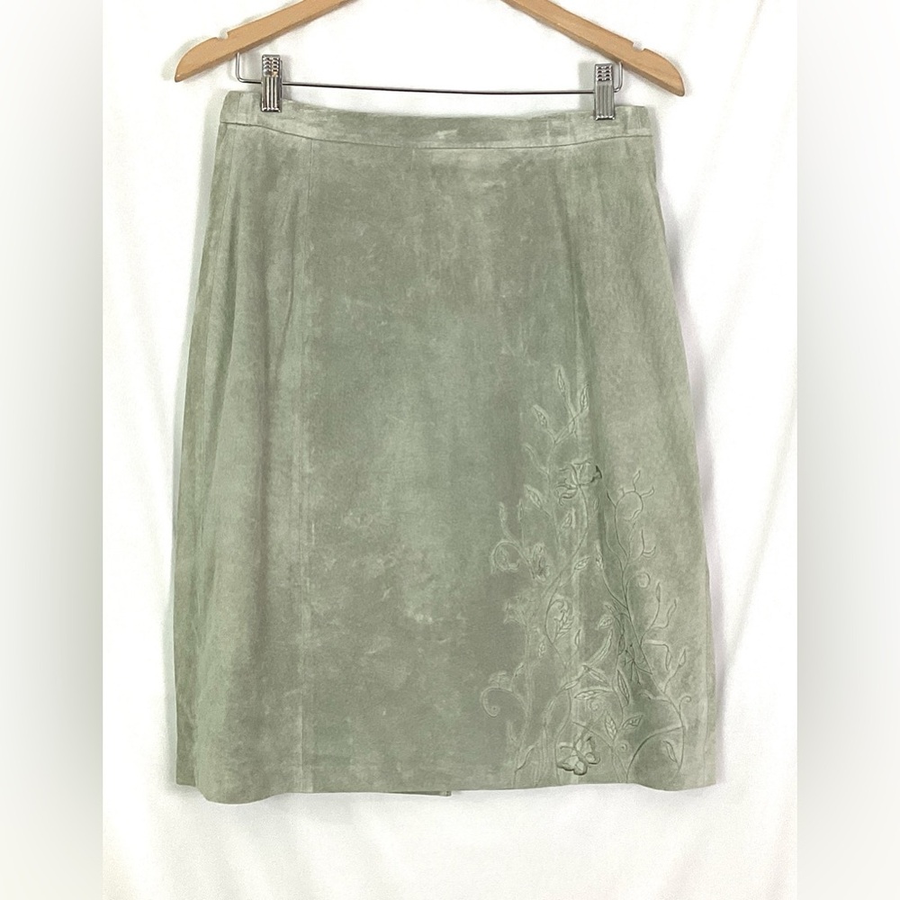 NWT-Jerry Lewis leather suede skirt – 12 P